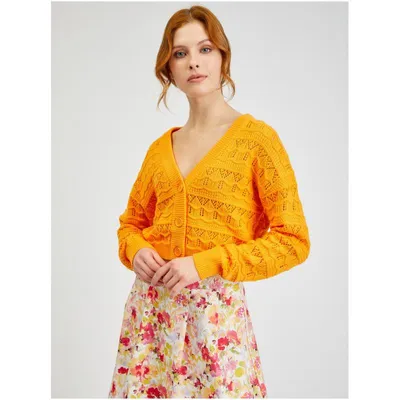 Produktbild von Orsay Orange gemusterte Strickjacke für Damen 511195242000__M