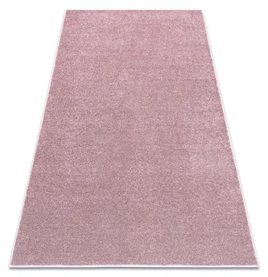 Image de TAPIS - MOQUETTE SANTA FE rose pâle 60 plaine couleur unie rose 100x300 cm
