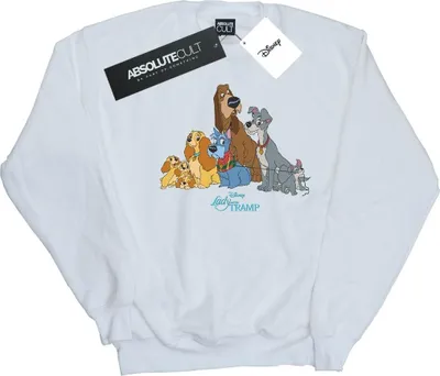 Produktbild von Disney - "Lady And The Tramp" Sweatshirt für Herren BI18199 (L) (Weiß)