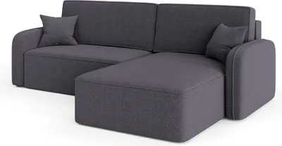 Zdjęcie produktu dla Narożnik Fado L - narożnik w kształcie litery L, z funkcją spania, pojemnik na pościel, mebel tapicerowany, PRAWY, Melody 5