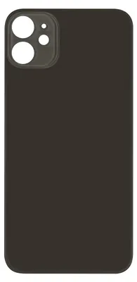 Produktbild von Ersatz Backcover für Apple iPhone 11, Farbe Schwarz