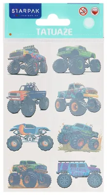 Immagine prodotto di Tatuaggi Monster Truck Starpak 583969