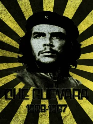 Produktbild von vianmo Holzschild 40x30 cm Retro Che Guevara 1928-1967 Kuba