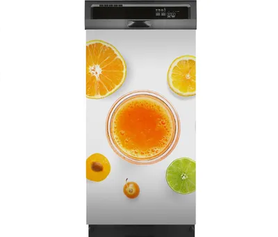 Produktbild von Magnete Dekorative 45x80 cm Küche Magnetmatte Spülmaschine - Farbige Früchte Orange