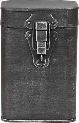 Produktbild von LABEL51 Aufbewahrungsbox 12x13x17 cm M Antik-Schwarz