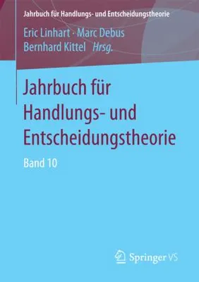 Obrázok produktu pre Jahrbuch für Handlungs- und Entscheidungstheorie
