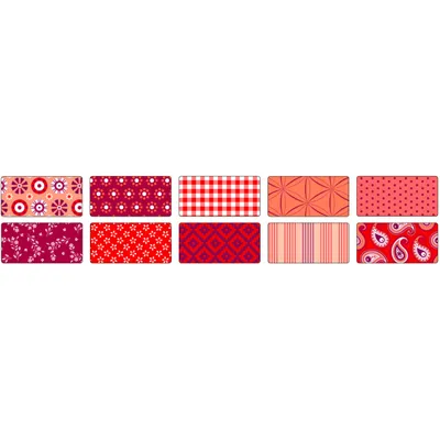 Produktbild von Motivkarton BASICS rot 50 x 70 cm, 10 Bogen