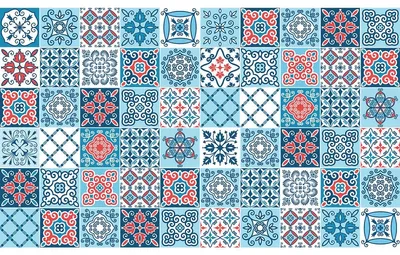 Produktbild von Selbstklebende Fliesenaufkleber für Küche und Bad – 60 Fliesenaufkleber für Möbel – 60 Aufkleber 20 x 20 cm