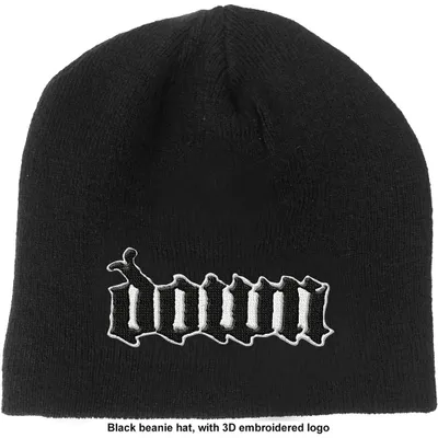 Produktbild von Down - Logo Herren Mütze Hut - schwarz