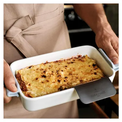 Produktbild von Villeroy und Boch Clever Cooking Rechteckige Backform, 24 x 14 cm, Premium Porzellan, Weiß