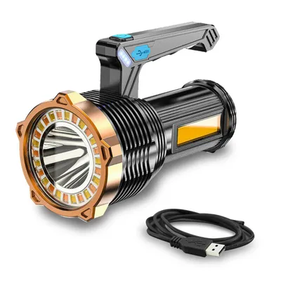 Produktbild von Taschenlampe USB-aufladbare LED-Taschenlampe mit 8 Modi für Outdoor-Camping und Wandern