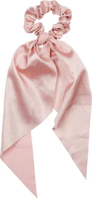 Produktbild von styleBREAKER Damen Haargummi einfarbig mit Schleife im Retro Style, elastisch, Scrunchie, Zopfgummi, Haarband 04027042