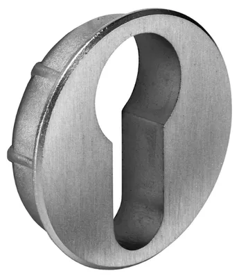 Produktbild von SOTECH Möbelschloss Rosette für PZ – rund, zum Einpressen, vernickelt