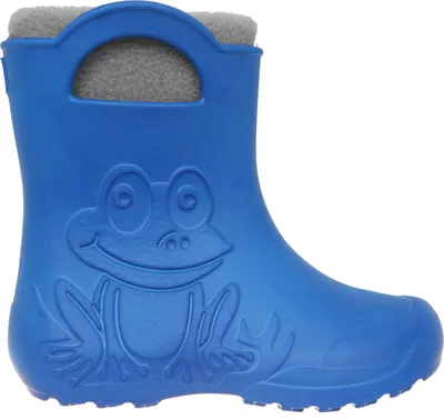 Produktbild von Camminare blaue Schneestiefel Gummistiefel Frosch mit grauem Thermoeinsatz (ohne Befestigung) 22/23