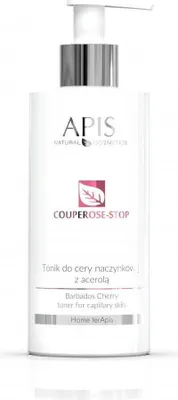 Obrázok produktu pre Tonik proti začervenaniu s acerolou Apis - pre citlivú pleť, 300ml