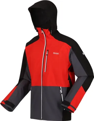 Produktbild von Regatta Bosfield Outdoor Regenjacke für Herren mit verschweißten Nähten, Größe:XXL, Farbe:Rot