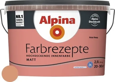 Produktbild von Alpina Wandfarbe Farbrezepte Hula Hoop 2,5 l