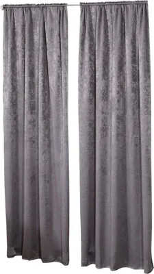 Obrázek produktu pro Happyment® Sada 2 zatemňovacích a izolačních záclon – šedá – 135 x 245 cm – těžká – s ohebnou páskou pro záclonovou tyč / kolejnici