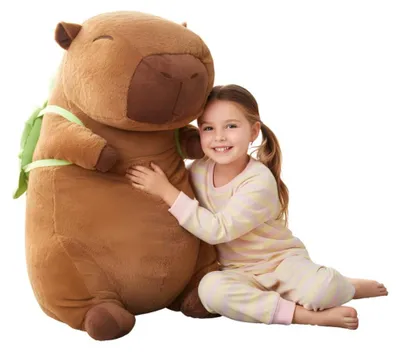 Produktbild von Großes Maskottchen Plüsch-Kissen Spielzeug Capybara 100 cm