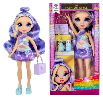 Produktbild von Rainbow High My Fashion Style Fashion Doll - Violet Willow (Purple), Modepuppe, Weiblich, 4 Jahr(e), Junge/Mädchen, 280 mm, Mehrfarbig, Violett