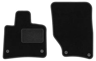 Immagine prodotto di Tappetini anteriori in moquette per Audi Q7 I 4L 2005-2015 (SUV) – 2 pezzi, neri, su misura – Wielganizator LUX – versione W0366