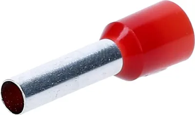 Image de 100 embouts isolés Cembre 10 mm² 18 mm de long rouge PKD1018 I Qualité industrielle provenant d'un distributeur allemand