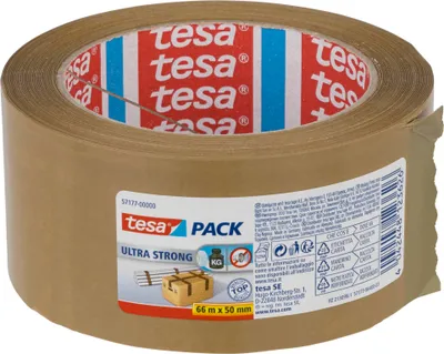 Produktbild von Tesa Packband 66m x 50mm Ultra strong braun 57177