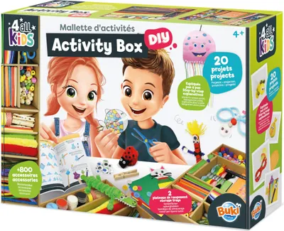 Produktbild von Buki FK003, Perlenbox fr Kinder, 4 Jahr(e), Mehrfarbig