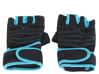 Produktbild von Halbfinger-Fitness-Schutzhandschuhe, rutschfeste Handgelenkstütze, Gewichtheberhandschuhe (M)