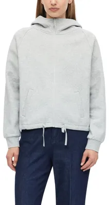 Produktbild von s.Oliver Damen Sweatshirt Jacke – Relaxed Fit, Kapuze, Reißverschluss