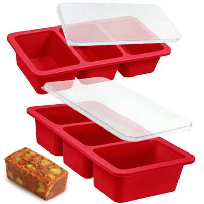 Produktbild von Silicone Suppen-Eisformen mit Deckel, Set von 2, 250 ml