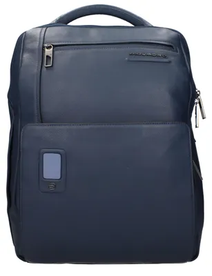 Image de Piquadro sac à dos en cuir bleu