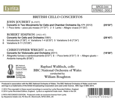 Produktbild von British Cello Concertos