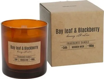 Produktbild von Duftkerze im Glas mit Holzdocht Sn82-080-325 Laurel Leaf-Blueberry