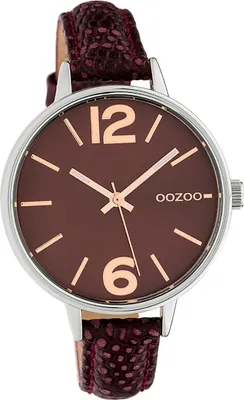 Produktbild von Oozoo Damen Armbanduhr braun Analog Timepieces Lederarmband D2UOC10457