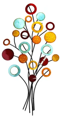 Zdjęcie produktu dla Gilde Wandrelief, Baum, Metall, mehrfarbig, VE 1, L. 4 cm, B. 51 cm, H. 97 cm 68520 4009079685206