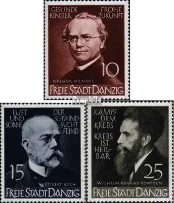 Produktbild von Briefmarken Danzig 1939 Mi 306-308 (kompl.Ausg.) gestempelt Ärzte