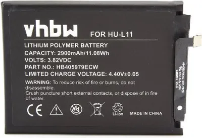 Produktbild von vhbw Akku kompatibel mit Huawei Y5 2018 Dual SIM LTE, Nova Dual Sim, Y5 2018 Dual SIM Handy Smartphone Telefon (2900 mAh, 3,82 V, Li-Polymer)
