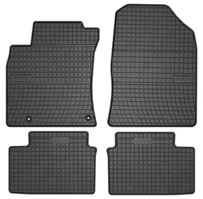 Produktbild von Gummi-Fußmatten für Kia Ceed III 2018- (Schrägheck/Kombi) – 4-tlg, Schwarz, passgenau – Wielganizator SolidPRO