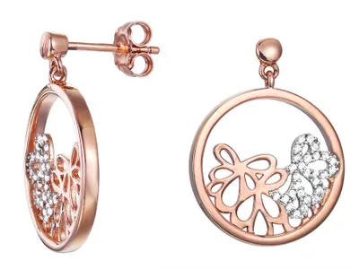 Produktbild von Esprit Ohrringe DELICATE BOUQUET R. Silber Weiß - ESER92948A000