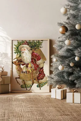 Immagine prodotto di Wallity, Nwyearsngmdl63, Quadro decorativo incorniciato, Multicolore, Legno, 33 x 48 cm