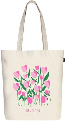 Image de Sac à provisions en coton avec fermeture à glissière, sac de transport robuste avec poignées, pour femmes