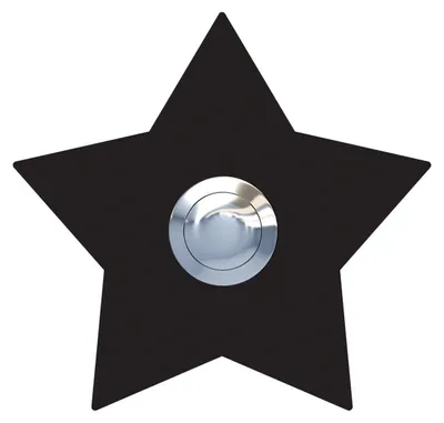 Produktbild von Türklingel Stern in Schwarz