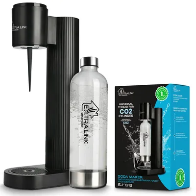 Immagine prodotto di Extralink HydroSpark Gasatore Acqua con Bombola CO2 Nero