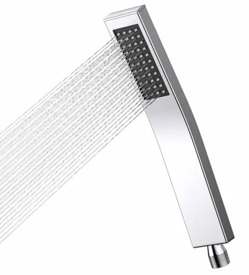 Produktbild von Handbrause Hochdruck Wassersparend 304 Edelstahl Anti-Kalk-Düsen Silber