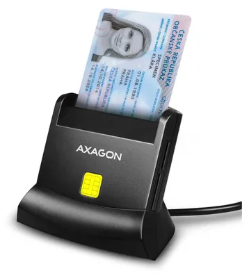 Immagine prodotto di AXAGON Axagon CRE-SM2 lettore di smart card Indoor USB USB 2.0 Nero
