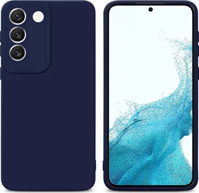 Image de Cadorabo Housse pour Samsung Galaxy S22 Housse de protection en bleu TPU Silicone Etui Case Housse pour téléphone portable