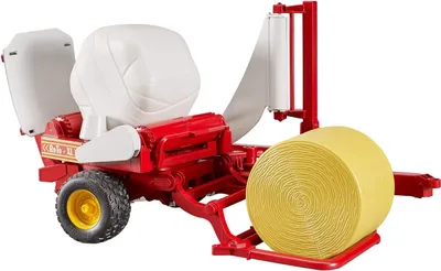 Obrázek produktu pro obal na balíky bruder s okrově hnědým a černým kulatým balíkem