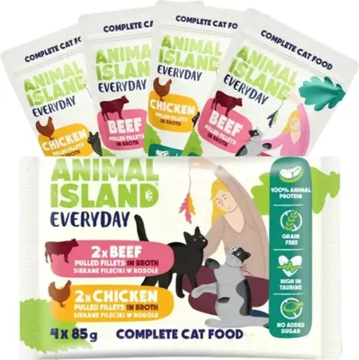 Immagine prodotto di Animal Island - Everyday Huhn und Rind - (2+2)x 85g