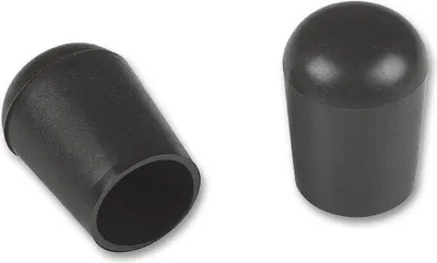 Produktbild von Rohrkappen rund 12 mm schwarz VE 50 fix-o-moll